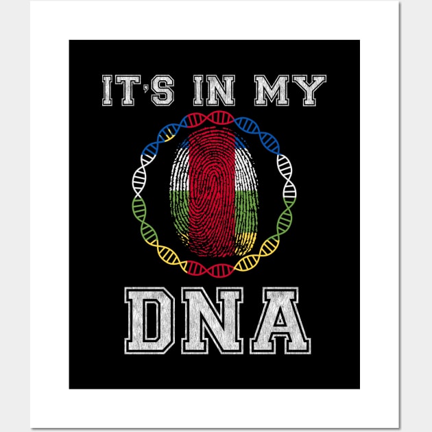 Central African Republic  It's In My DNA - Gift for Central African From Central African Republic Wall Art by Country Flags